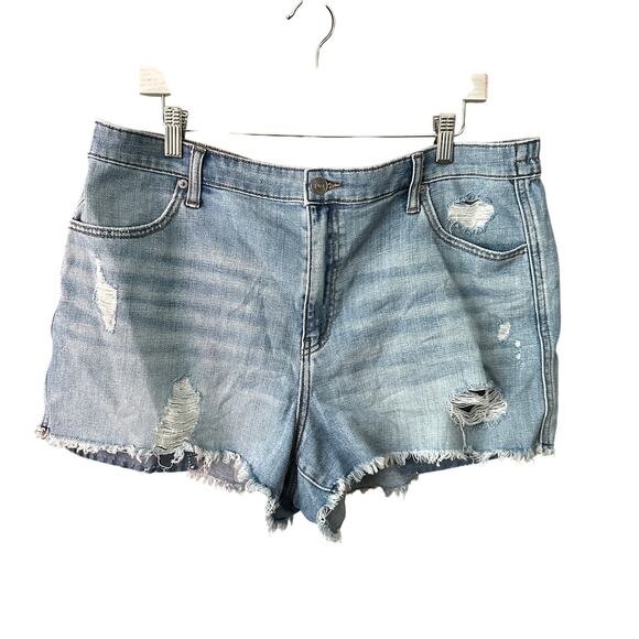 aerie Pants - Aerie Daydream Denim Elastic Waist Shorts XL